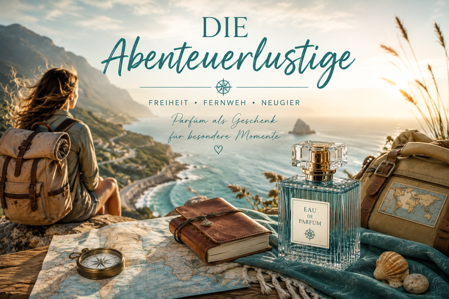 Parfüm als Geschenk für eine abenteuerlustige Frau finden