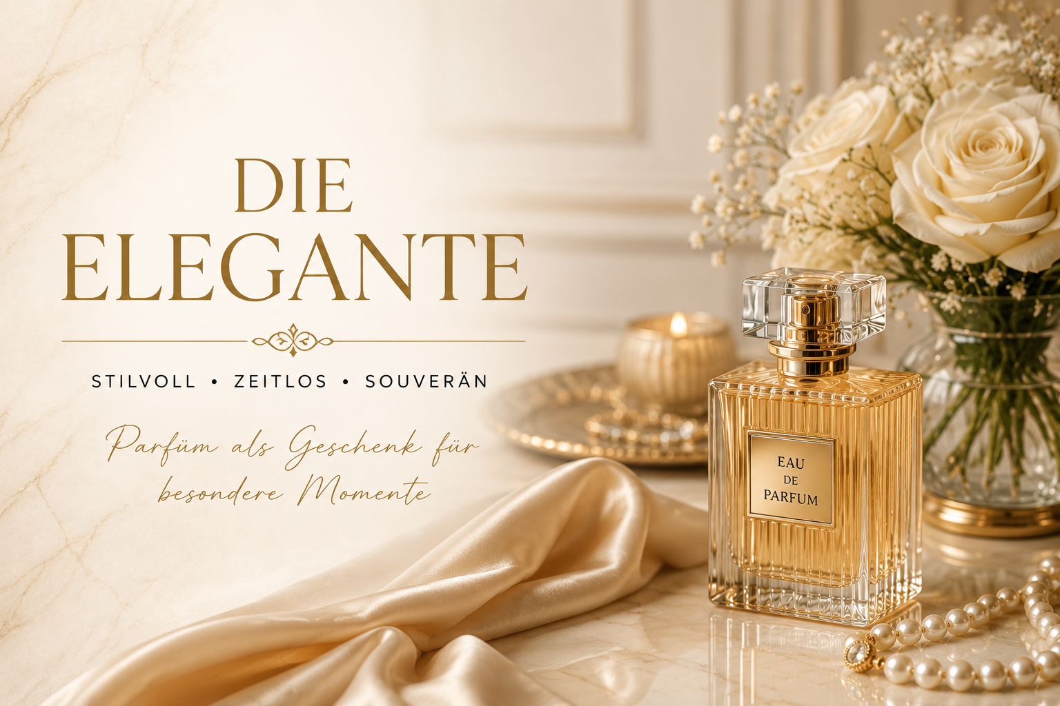 Parfüm als Geschenk für eine elegante Frau finden