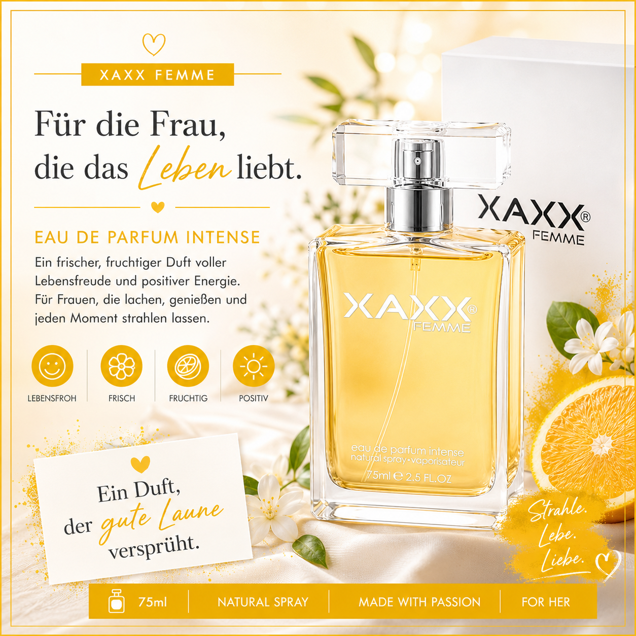 XAXX FOUR – Parfum Geschenk für die Lebensfrohe